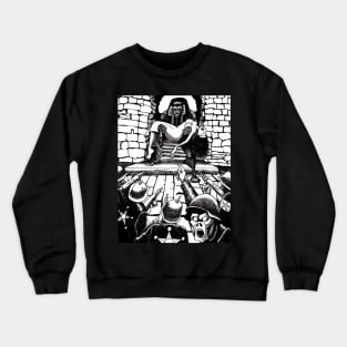 DR. MUMMY: ESCAPE FROM PRISON ASTEROID 17! Crewneck Sweatshirt